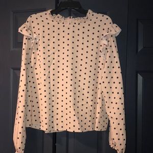 Polka dot blouse